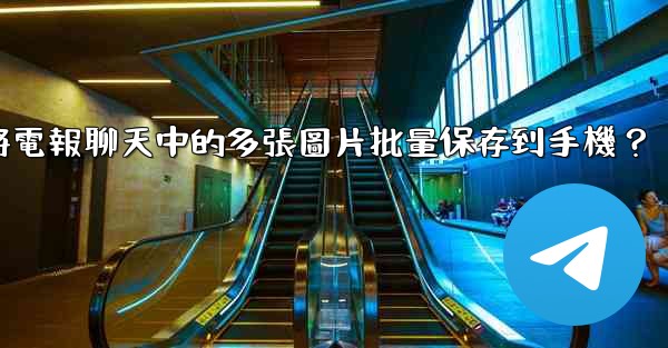 <b>如何將電報聊天中的多張圖片批量保存到手機？</b>