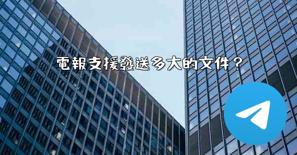 電報支援發送多大的文件？