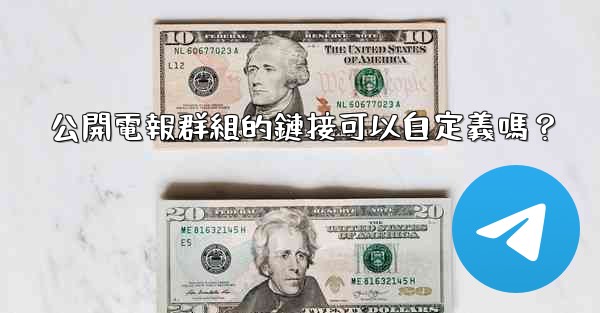 公開電報群組的鏈接可以自定義嗎？