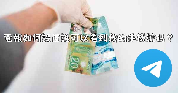 電報如何設置誰可以看到我的手機號碼？