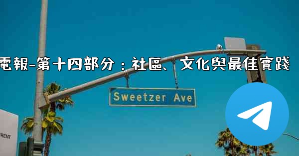 電報-第十四部分：社區、文化與最佳實踐