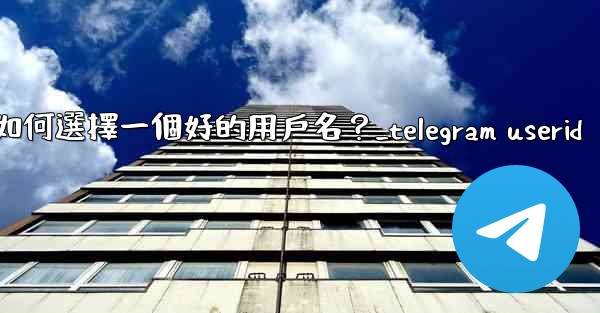 Telegram如何選擇一個好的用戶名？_telegram userid