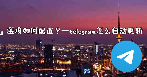 Telegram媒體自動下載規則中，「高級」選項如何配置？—telegram怎么自动更新
