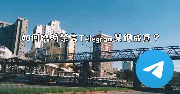 如何臨時禁言Telegram某個成員？