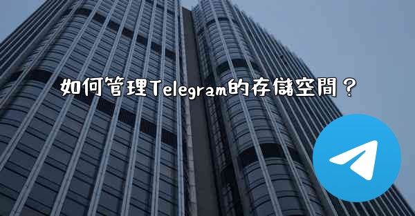 <b>如何管理Telegram的存儲空間？</b>